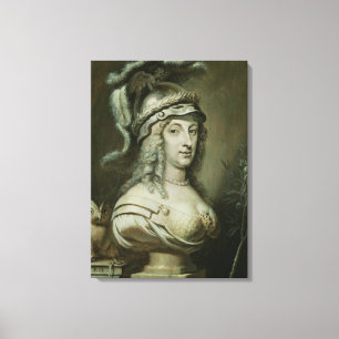 Allegorisches Porträt der Königin Christina von Leinwanddruck