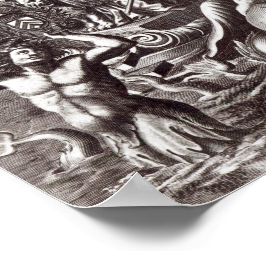 Allegory feiert poster (Ecke)