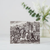 Allegory feiert postkarte (Stehend Vorderseite)