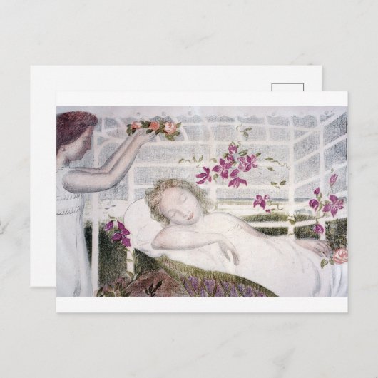 Allegory, Maurice Denis Postkarte (Vorne/Hinten)