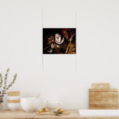 Allegory mit Boy Lighting Candle von El Greco Poster (Küche)