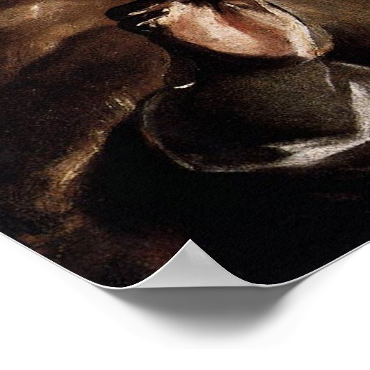 Allegory mit Boy Lighting Candle von El Greco Poster (Ecke)