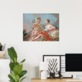 Allegory of Music - François Boucher Kunst Poster (Heimbüro)