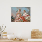 Allegory of Music - François Boucher Kunst Poster (Küche)