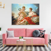 Allegory of Music von François Boucher Leinwanddruck (Insitu (Wohnzimmer))