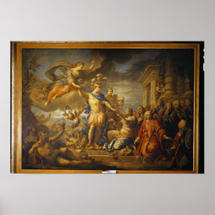 Allegory of the Peace of Aix-la-Chapelle, 1761 Poster
