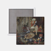 Allegory of the Vanities of the World, 1663 Magnet (Vorderseite/Rückseite)
