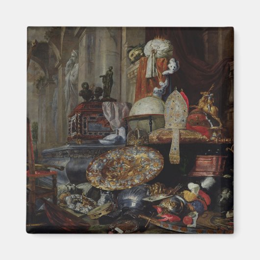 Allegory of the Vanities of the World, 1663 Magnet (Vorne)