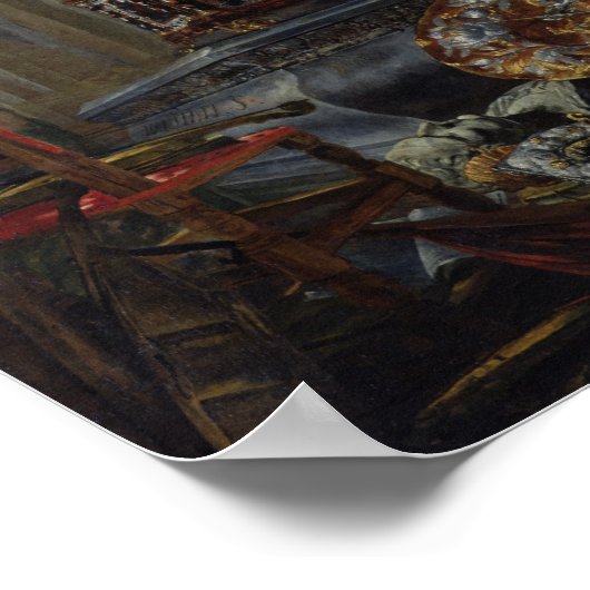 Allegory of the Vanities of the World, 1663 Poster (Ecke)