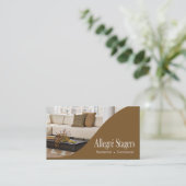 Allegré Stagers-Zuhause, das Innenarchitektur Visitenkarte (Stehend Vorderseite)