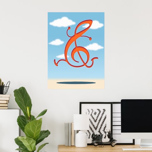 Allegro Clef Poster (Heimbüro)
