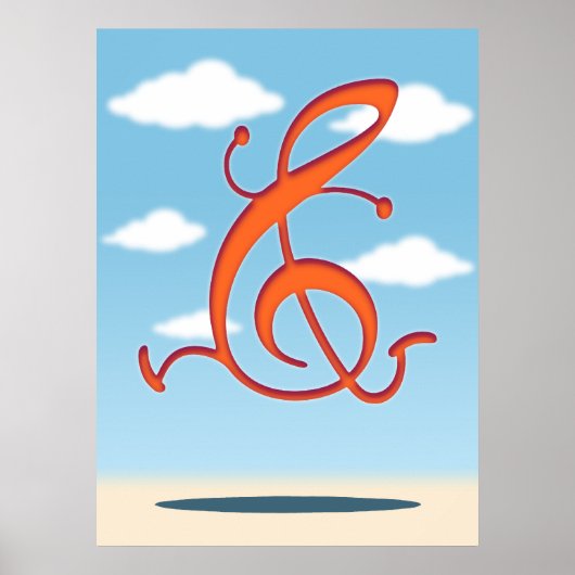 Allegro Clef Poster (Vorne)