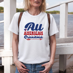 Allein amerikanische Oma 4. Juli Großmutter T-Shirt