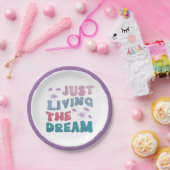 Allein das Leben im Traum zu einem erfolgreichen L Pappteller (Party)