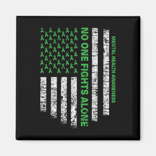 Allein die amerikanische Flagge für psychische Ges Magnet