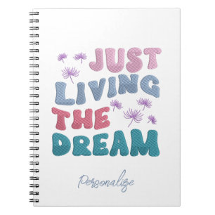 Allein die Traumkadavern in Pastellfarben Notizblock