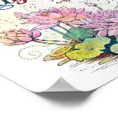 Allein für heute treten die Grundsätze von Reiki a Poster (Ecke)