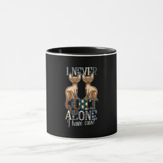 Allein habe ich nie gequilt, dass Katzen gerade nä Tasse