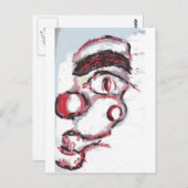 Allein im Dunkeln Postkarte (Vorne/Hinten)