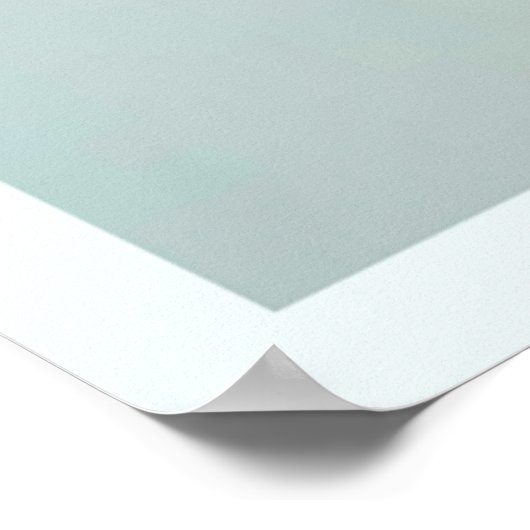 Allein im Nebeldesign Poster (Ecke)