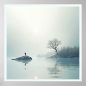 Allein im Nebeldesign Poster (Vorne)