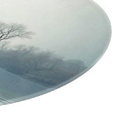 Allein im Nebeldesign Schneidebrett (Ecke)