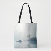 Allein im Nebeldesign Tasche (Vorderseite)