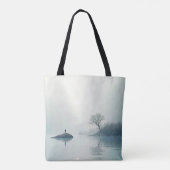 Allein im Nebeldesign Tasche (Rückseite)
