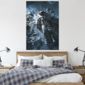 Allein im Weltraum Leinwanddruck (Insitu (Schlafzimmer))