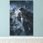 Allein im Weltraum Leinwanddruck (Insitu (Holzboden))