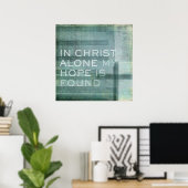 Allein in Christ Poster (Heimbüro)