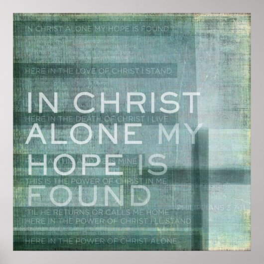 Allein in Christ Poster (Vorne)