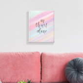 Allein in Christus Leinwanddruck (Insitu (Wohnzimmer))