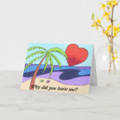 allein karte (Gelbe Blume)