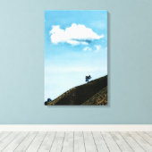 allein leinwanddruck (Insitu (Holzboden))