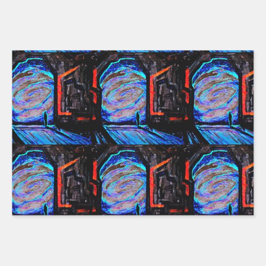 Allein mit dem Shiny Abyss Geschenkpapier Set (Vorderseite 3)