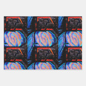 Allein mit dem Shiny Abyss Geschenkpapier Set (Vorderseite 2)