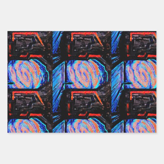 Allein mit dem Shiny Abyss Geschenkpapier Set (Vorderseite 2)