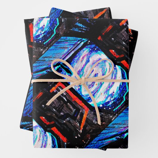 Allein mit dem Shiny Abyss Geschenkpapier Set (Beispiel)