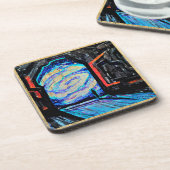 Allein mit dem Shiny Abyss Getränkeuntersetzer (Linke Seite)