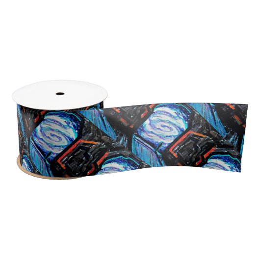 Allein mit dem Shiny Abyss Satinband (Spule)