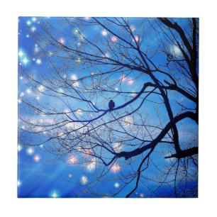 Allein mit den Sternen Fliese