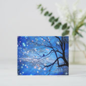 Allein mit den Sternen Postkarte (Stehend Vorderseite)