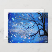 Allein mit den Sternen Postkarte (Vorne/Hinten)