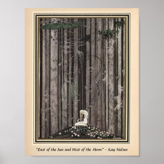 Allein mitten im Wald Kay Nielsen Poster (Vorne)