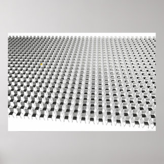 allein oder einzigartig poster