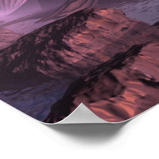 Allein Poster (Ecke)