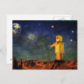 Allein Postkarte (Vorne/Hinten)