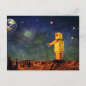 Allein Postkarte (Vorderseite)