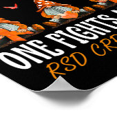 Allein RSD-CRPS-Bewusstsein gewinnt einen Kampf Poster (Ecke)